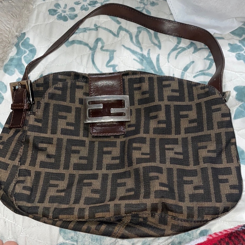 Fendi Zucca Bag in Brown.